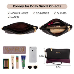 LOVEVOOK Laptop Bag for Women 15.6 Inch Tote Work Professional Leather Computer Briefcase Waterproof Handbag Shoulder Large Capacity Business Teacher Office Crossbody Purse