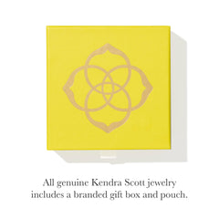 Kendra Scott Elisa Pendant Necklace for Women, Fashion Jewelry, 14k Gold-Plated, Rose Quartz