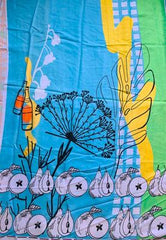 1 Pc Women's Unstitched Swiss Lawn Printed Shirt – Multicolor, 2.25 Yards, Premium Quality Fabric