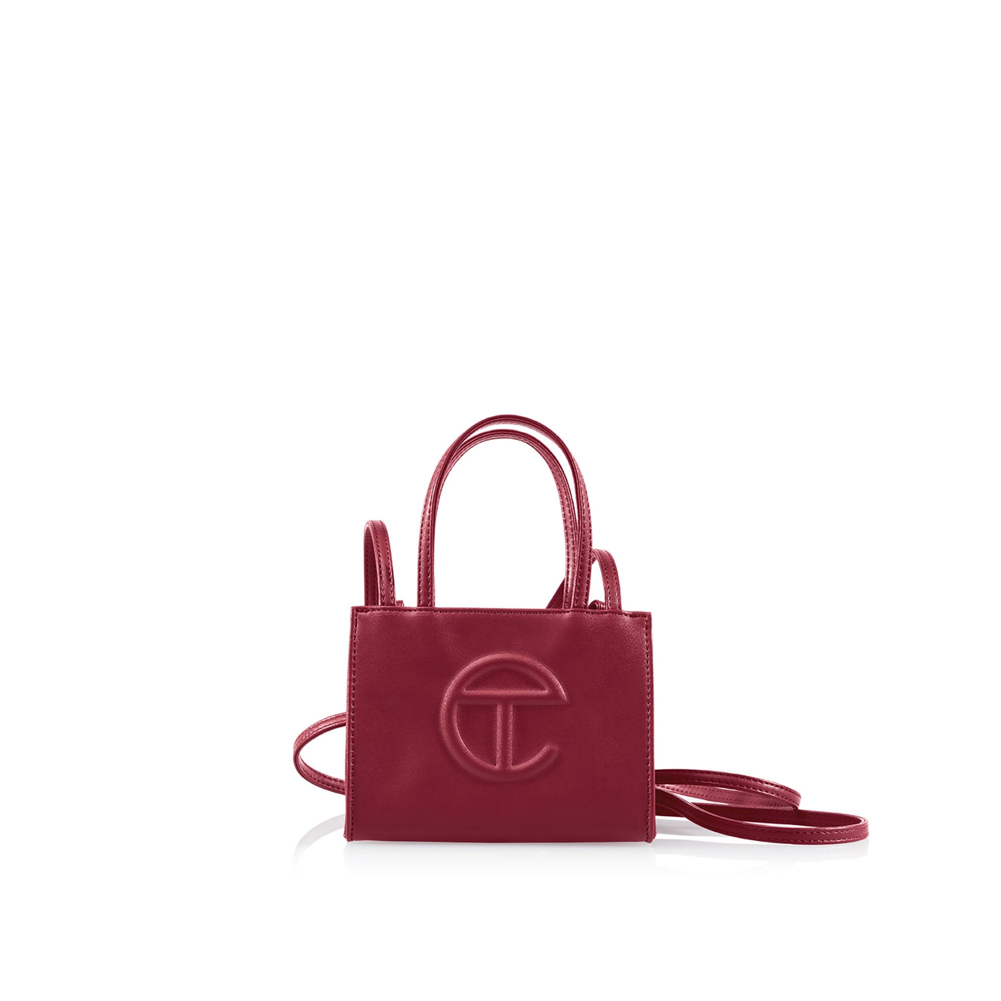 TELFAR Small Shopping Bag - Oxblood