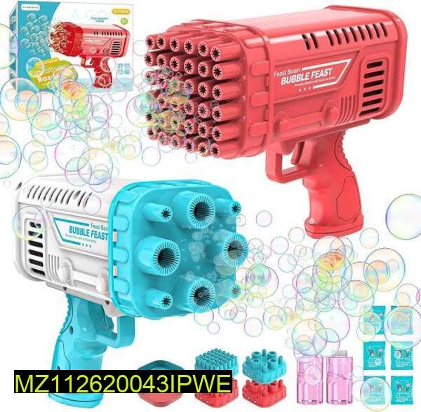 36 Hole Electric Bubble Gun Machine – Automatic Bubble Maker Toy for Kids | China Market Rawalpindi