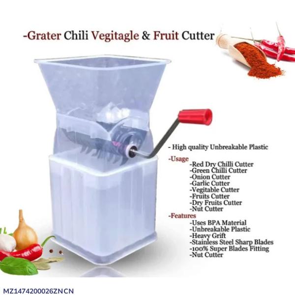Non Breakable High Quality Vegetable Cutter – Manual Food Chopper for Effortless Meal Prep | China Market Rawalpindi