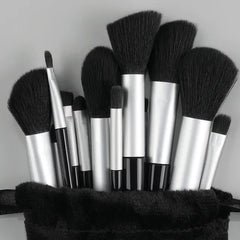 13 Pcs Makeup Brushes Set Soft hair Loose Powder Eyeshadow Concealer Contour Eyeliner Brush Foundation Makeup Brush Beauty Cosmetic tools