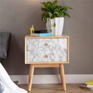 Self Adhesive White Marble Sheet