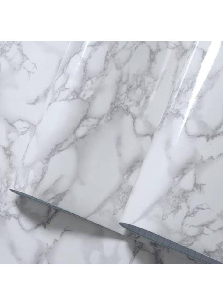 Self Adhesive White Marble Sheet - Image 5