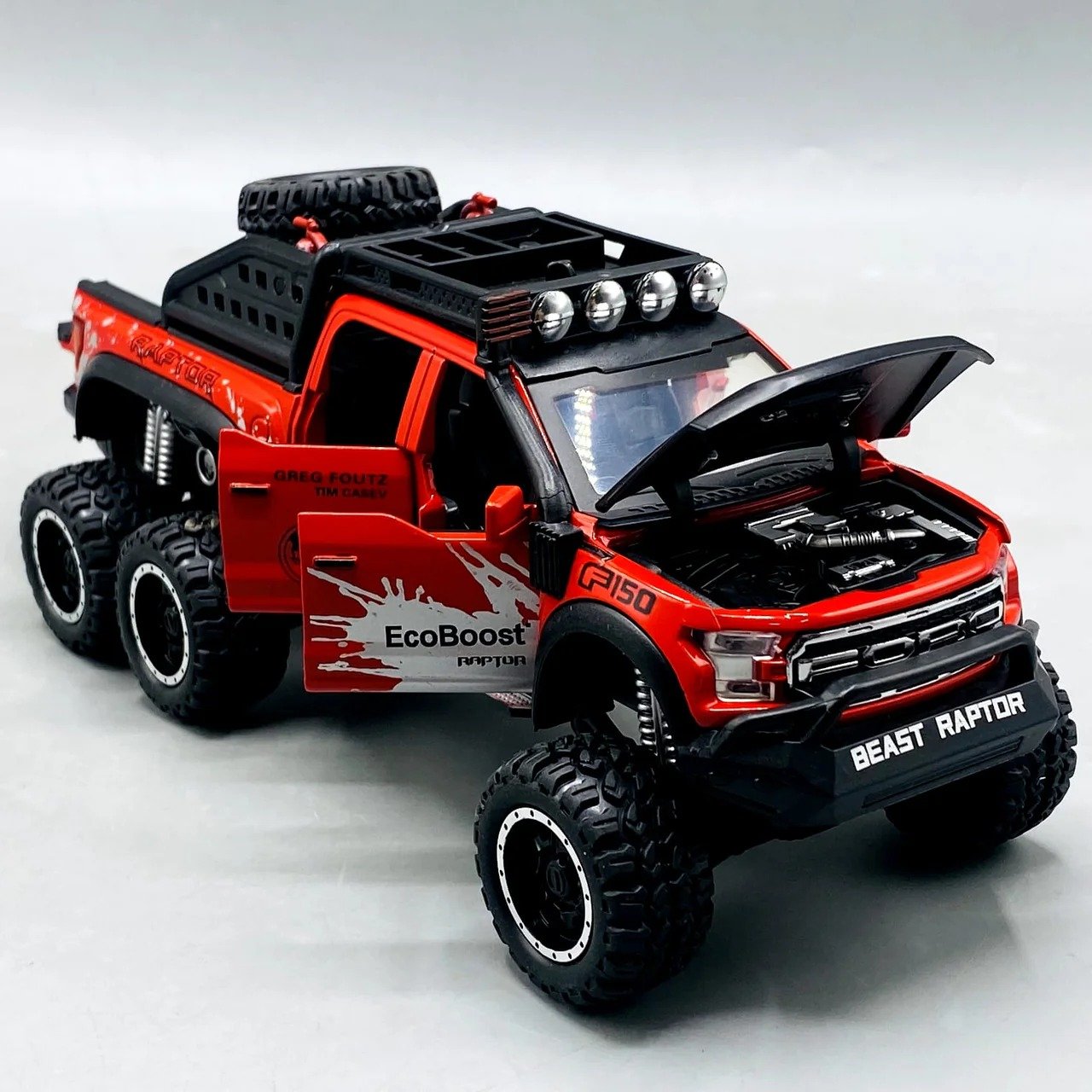 Diecast Ford Raptor With Light Sound and Smoke - Image 2