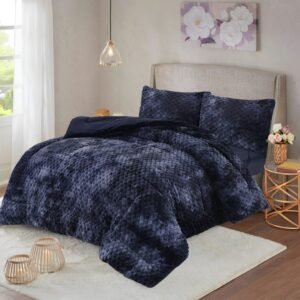 Jin Quilts 4 Pieces Set Navy King Color