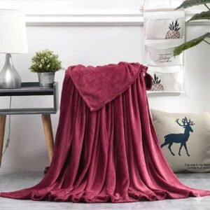 King Size Fleece AC Blanket 200x240 cm – Ultra Soft Warm Lightweight Bed Blanket for Winter & AC Rooms