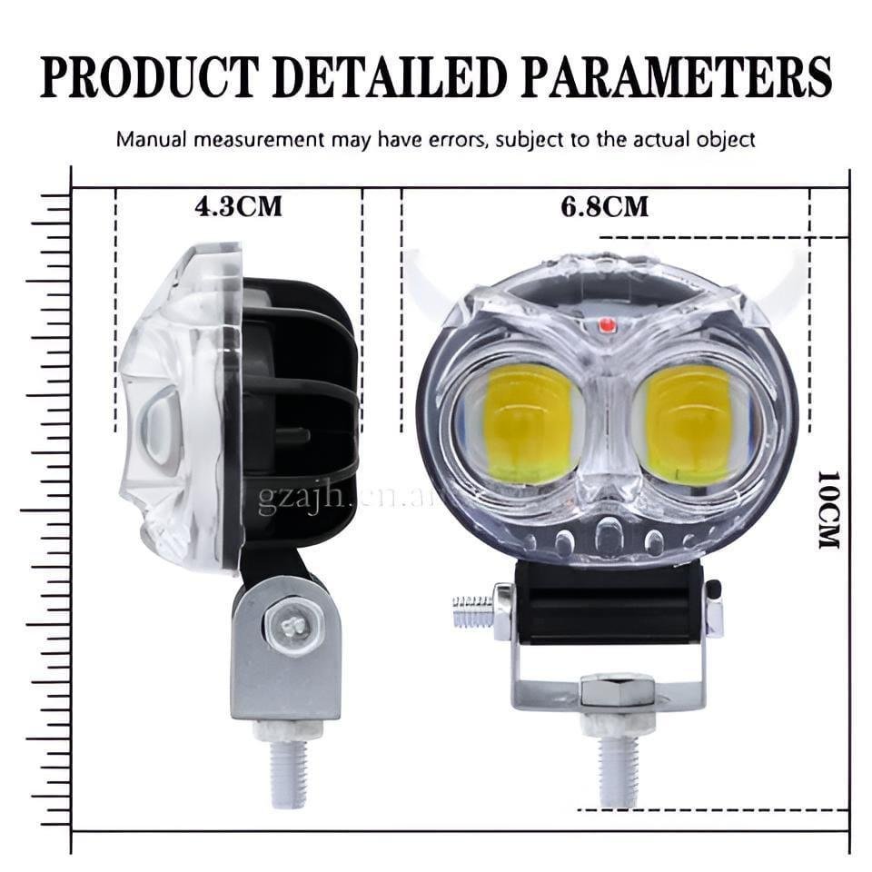 Owl Shape Multi Color LED Fog Light for Bikes
