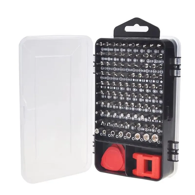 115-in-1 Screwdriver Set Chrome Vanadium Steel Black - Image 2