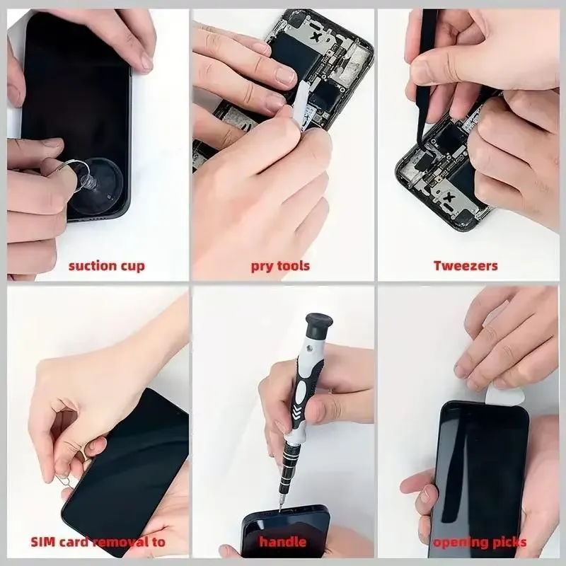 115-in-1 Screwdriver Set Chrome Vanadium Steel Black - Image 9