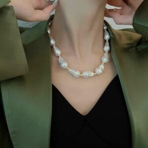 Golden Beaded Necklace for Daily Wear