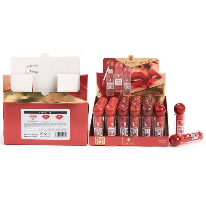 Pack of 6 Multicolor Velvet Glossy Lip Gloss - Image 7