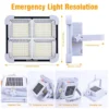 100W LED Work Light 5in1 D8 Handheld Solar/USB Electricity Charging Light Emergency Light Floodlight White/Red Light Camping Light Spotlight
