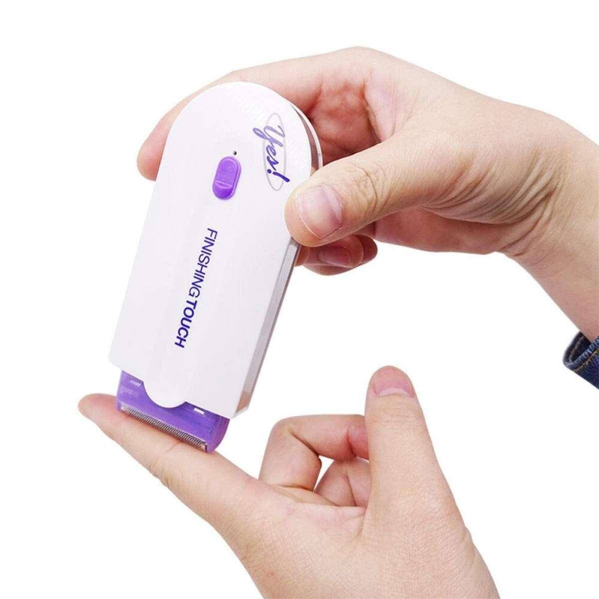 Finishing Touch Painless Rechargeable Body And Facial Hair Remover Trimmer machine For Women Men White - Image 6