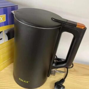 Black Electric Kettle 1.7L Automatic Shut-Off